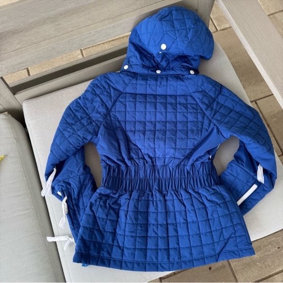 NWT Free People Movement All Prepped Quilted Ski Jacket Blue XL - Picture 3 of 10